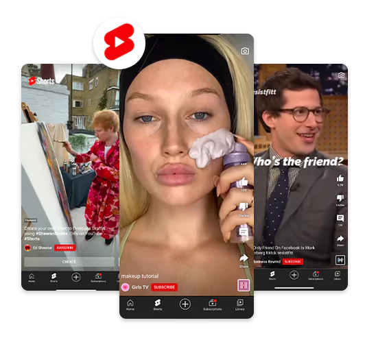 Influencer-Based Videos for YouTube Shorts