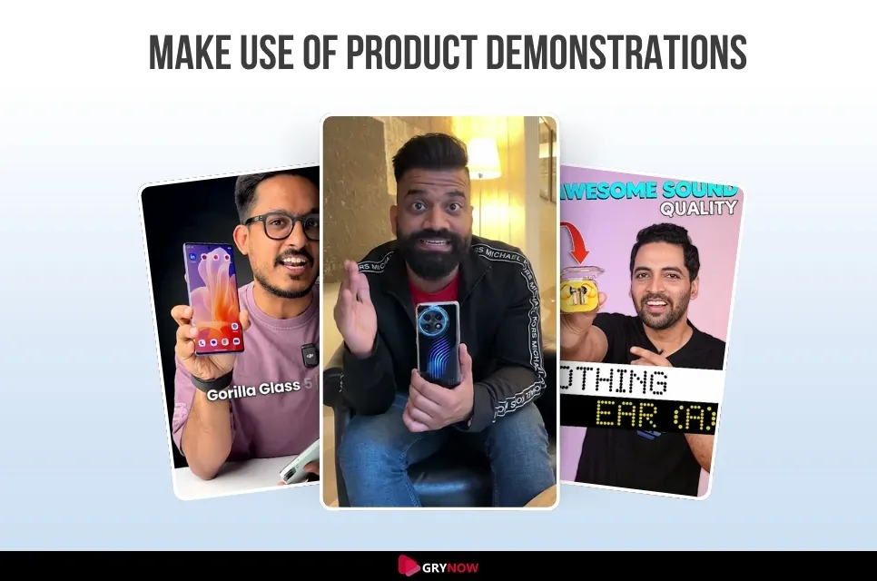 Make Use of Product Demonstrations