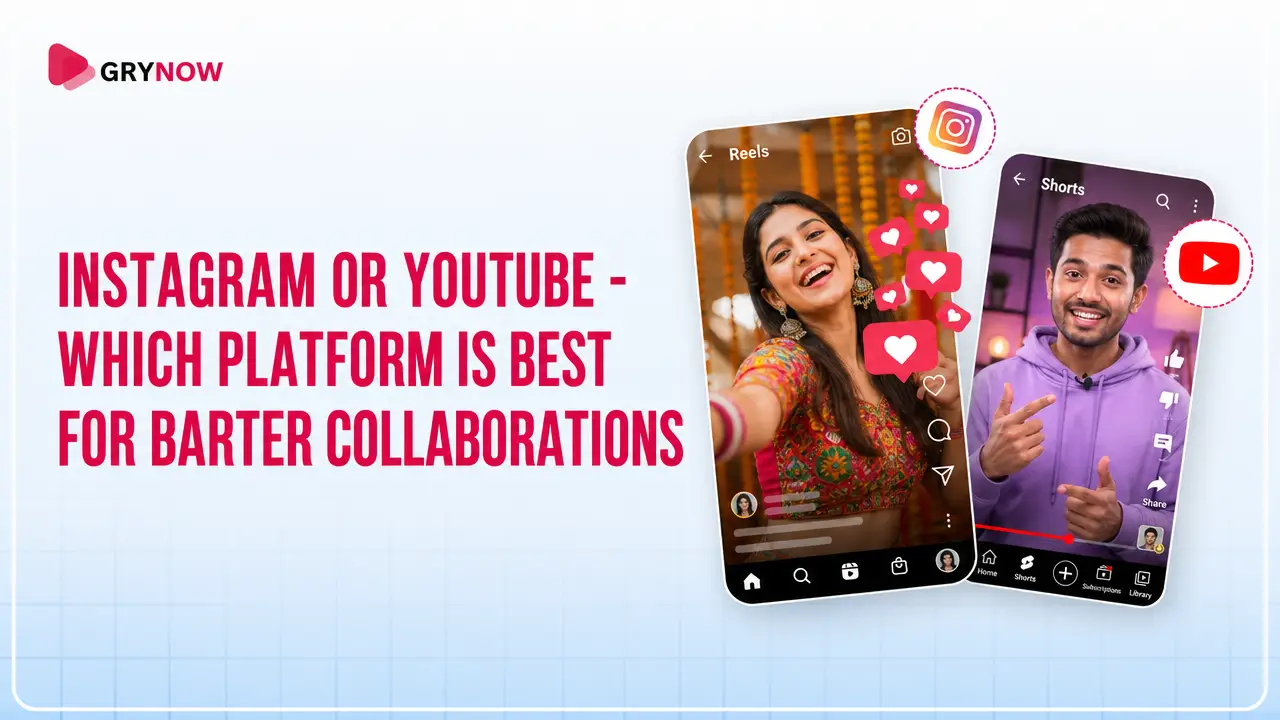 Instagram or YouTube - Which Platform Is Best For Barter Collaborations