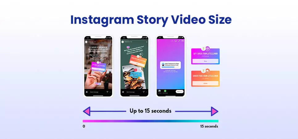 Instagram story video size