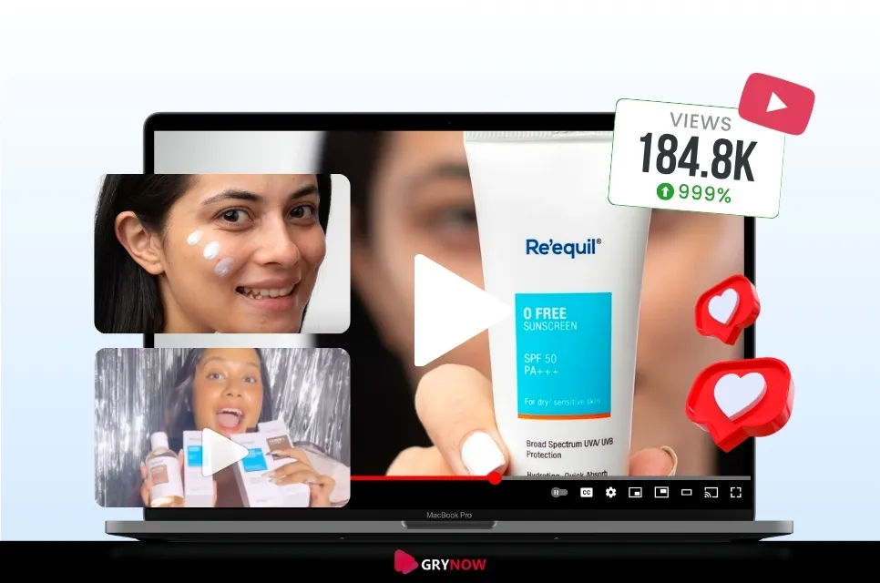 Reequil X Grynow Campaign Using YouTube Shorts