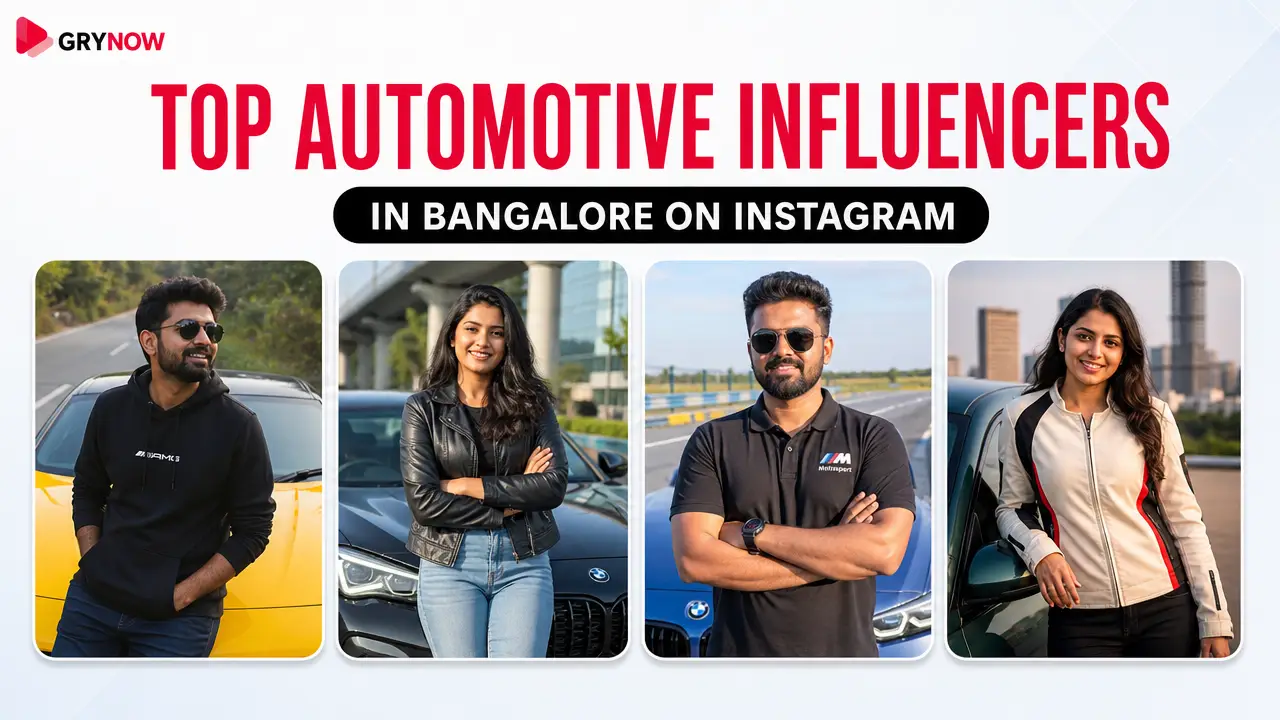 Top Automotive Influencers in Bangalore on Instagram