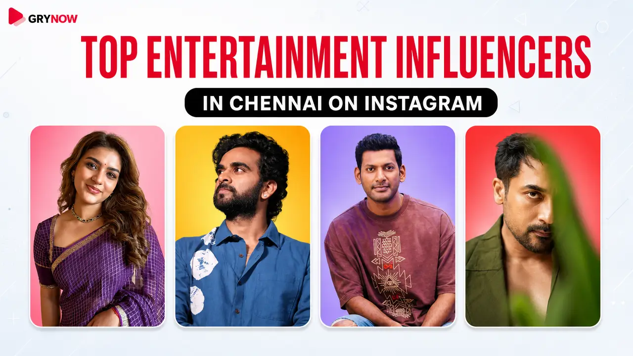 Top entertainment Influencers in Chennai on Instagram