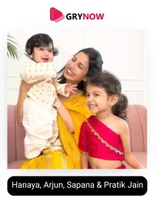 Hanaya, Arjun, Sapana & Pratik Jain