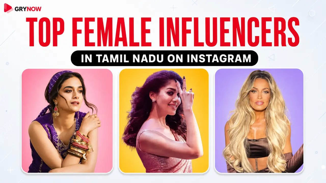 Top Female Influencers in Tamil Nadu on Instagram