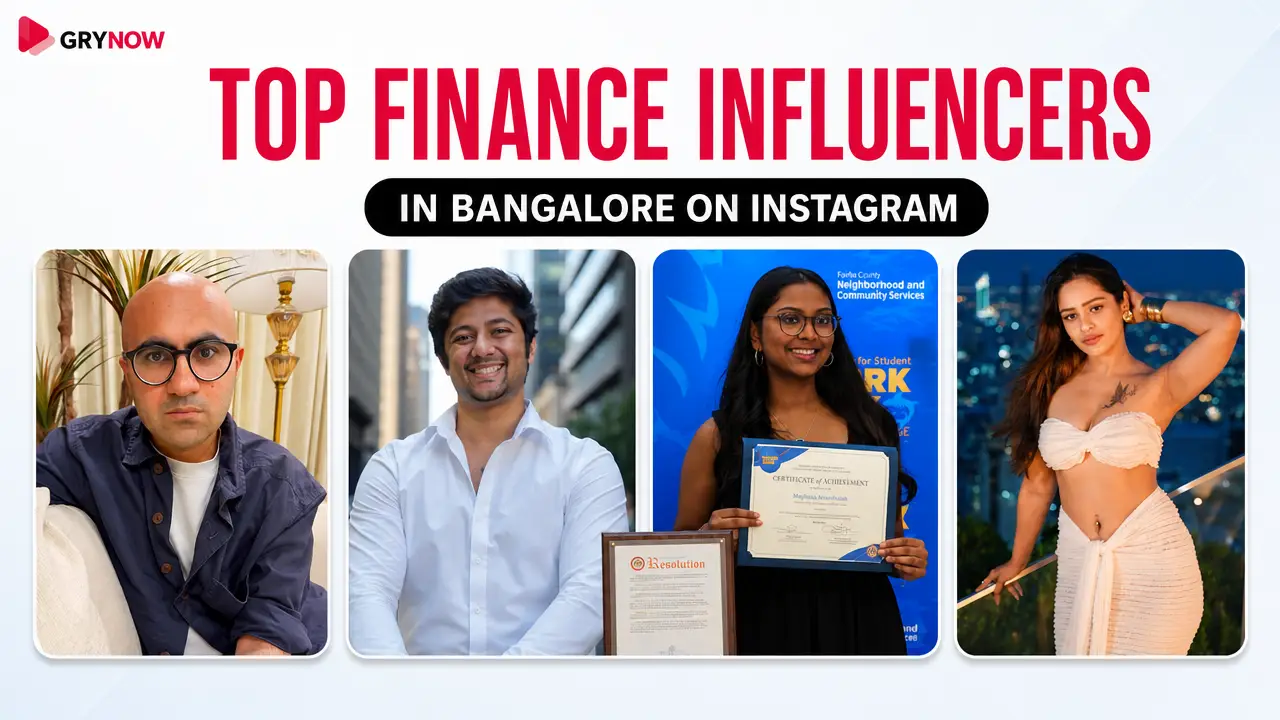 Top finance Influencers in Bangalore on Instagram