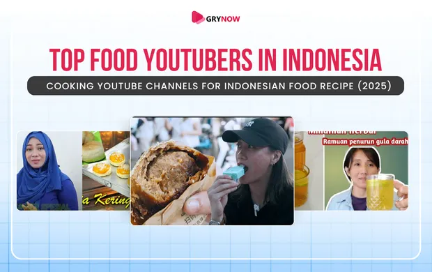 Top 20 Food YouTubers In Indonesia- Cooking YouTube Channels for Indonesian Food Recipe (2025)