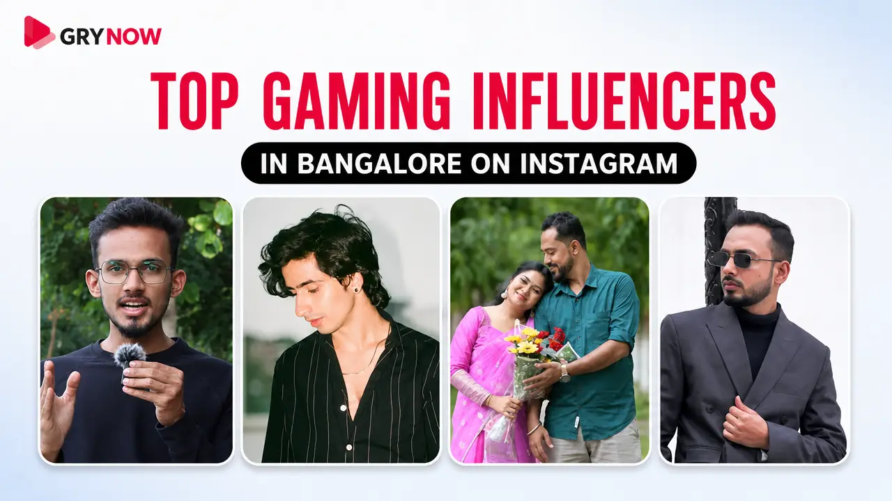 Top gaming Influencers in Bangalore on Instagram
