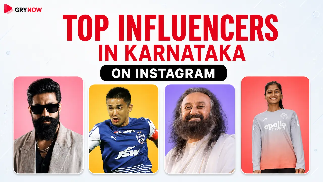 Top Influencers in Karnataka on Instagram