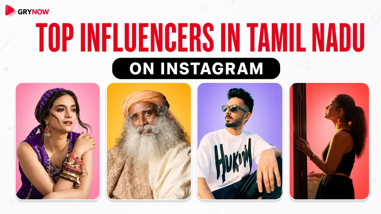 Top Influencers in Tamil Nadu on Instagram