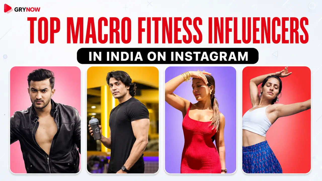 Top Macro Fitness Influencers in India on Instagram
