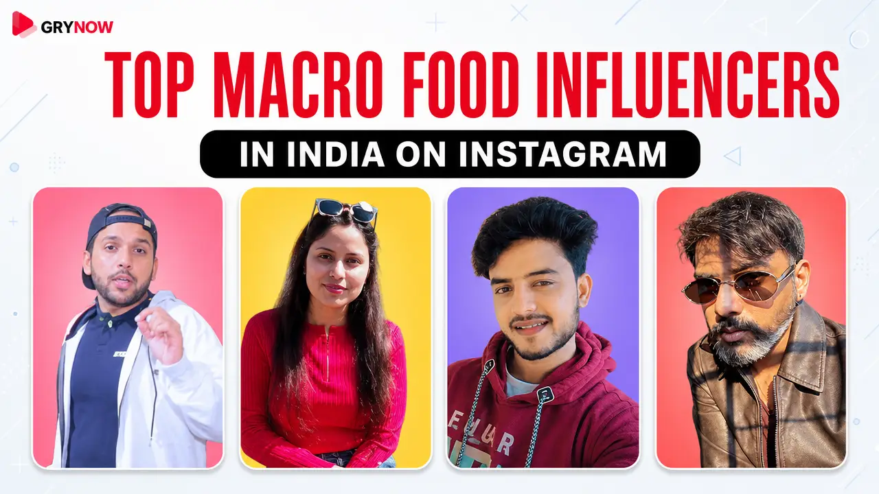 Top Macro Food Influencers in India on Instagram