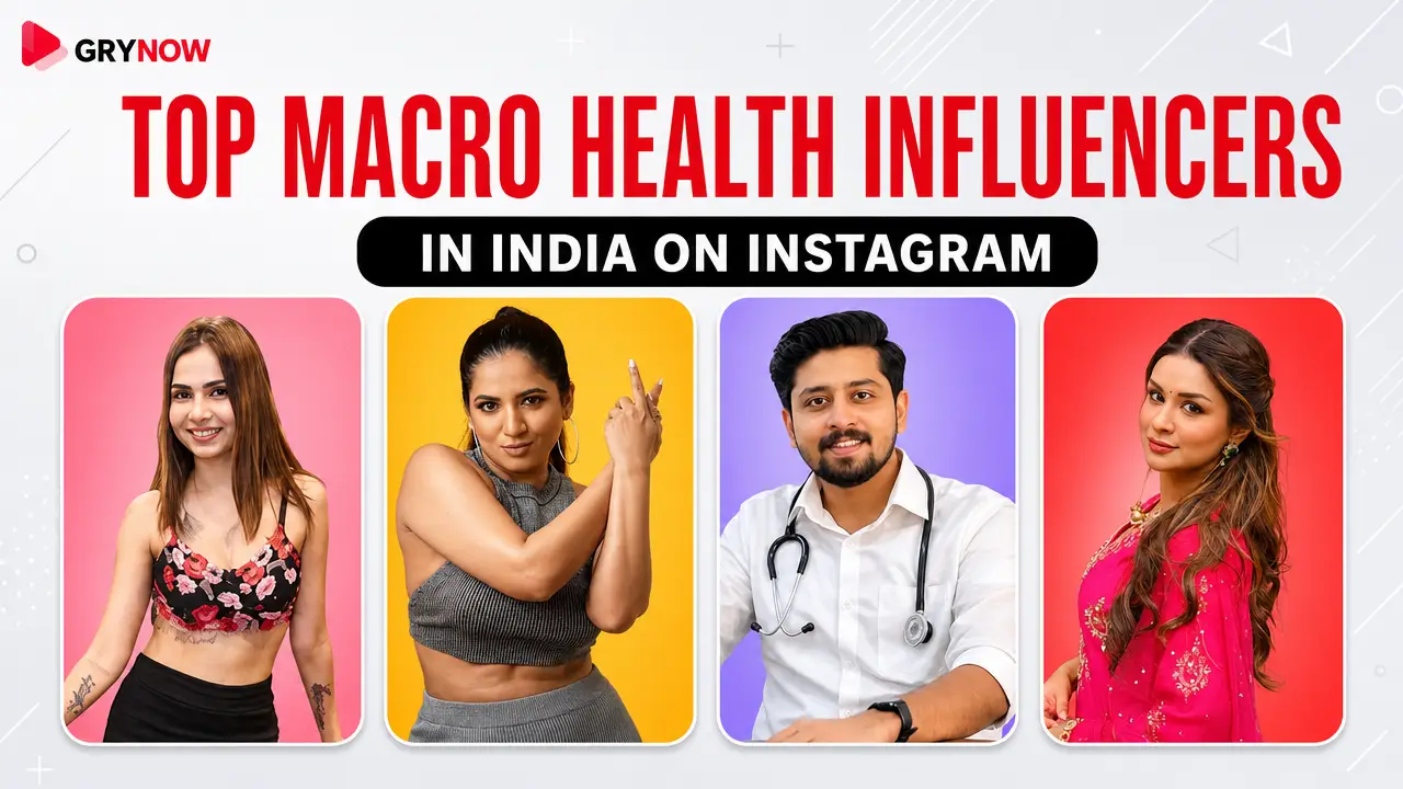 Top Macro Health Influencers in India on Instagram
