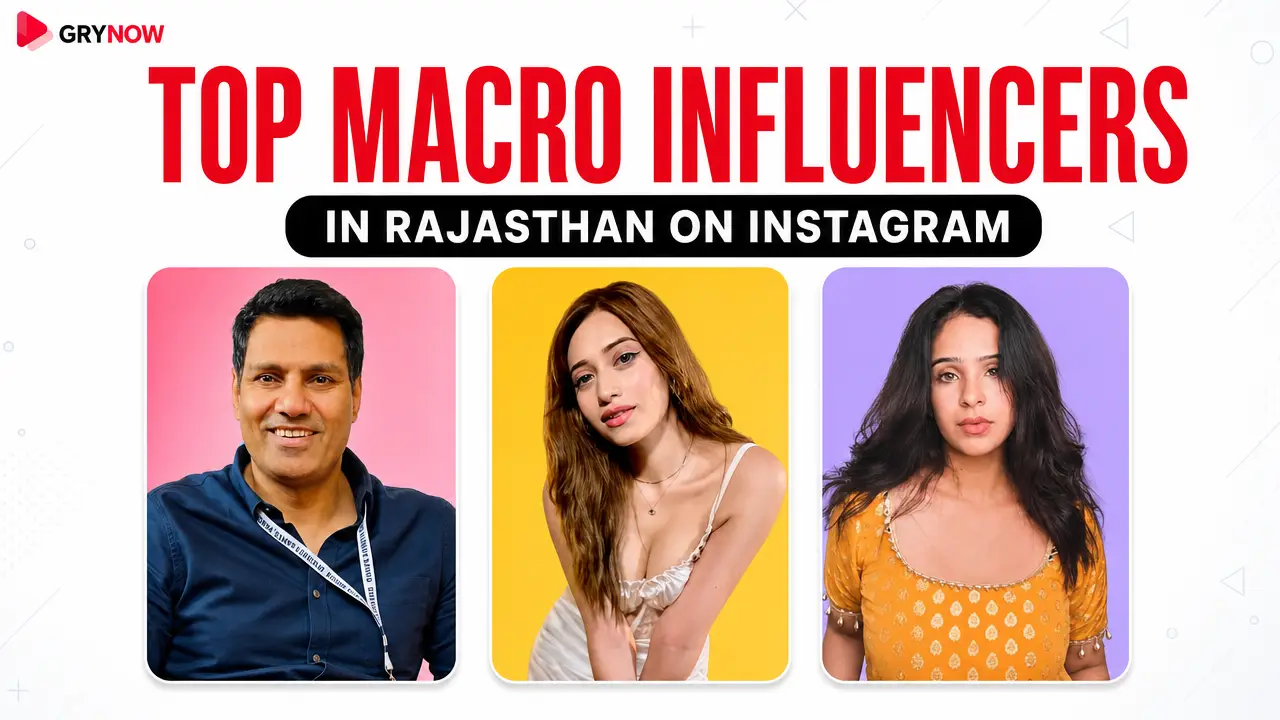 Top Macro Influencers in Rajasthan on Instagram