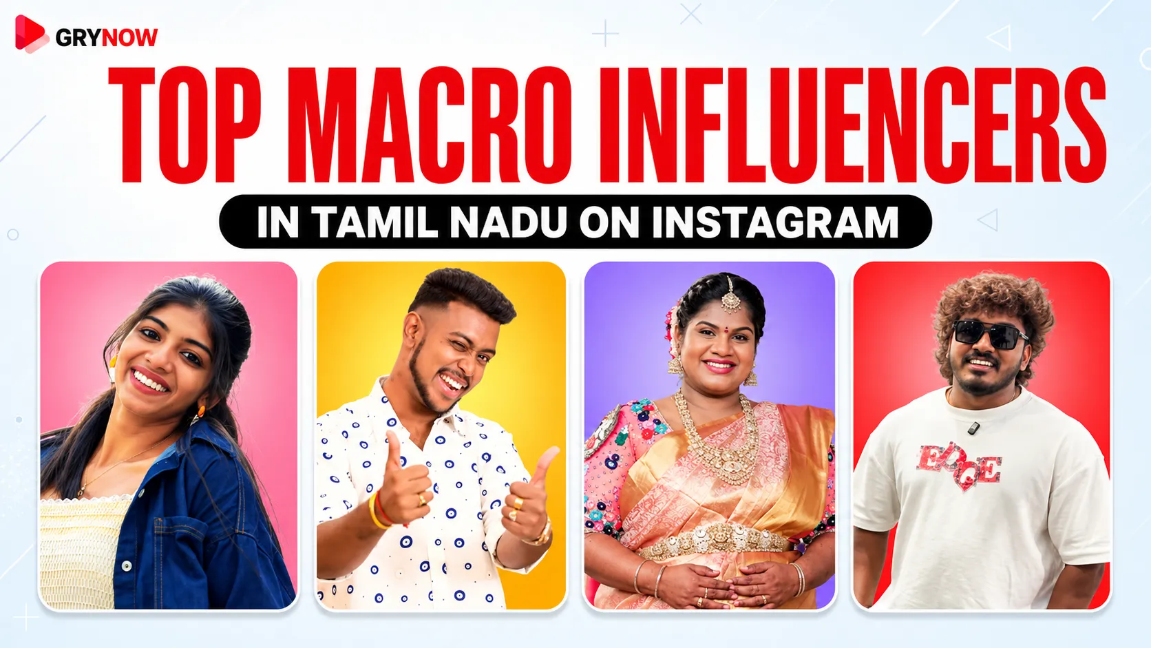 Top Macro Influencers in Tamil Nadu on Instagram