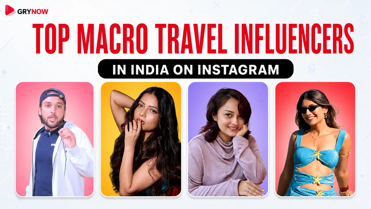 Top Macro Travel Influencers in India on Instagram