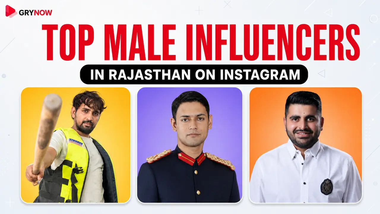 Top Male Influencers in Rajasthan on Instagram