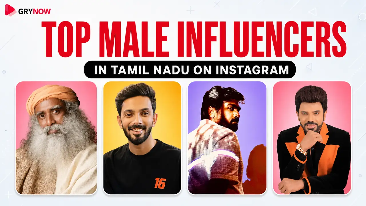 Top Male Influencers in Tamil Nadu on Instagram