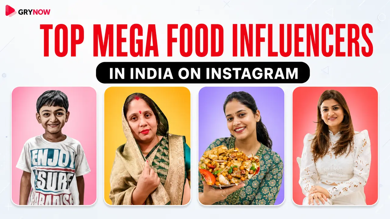 Top Mega Food Influencers in India on Instagram