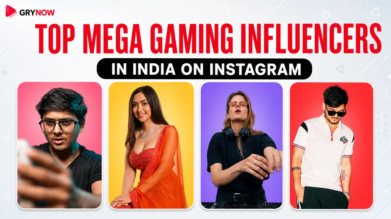 Top Mega Gaming Influencers in India on Instagram