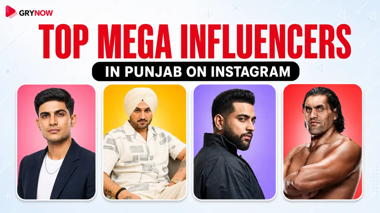 Top Mega Influencers in Punjab on Instagram