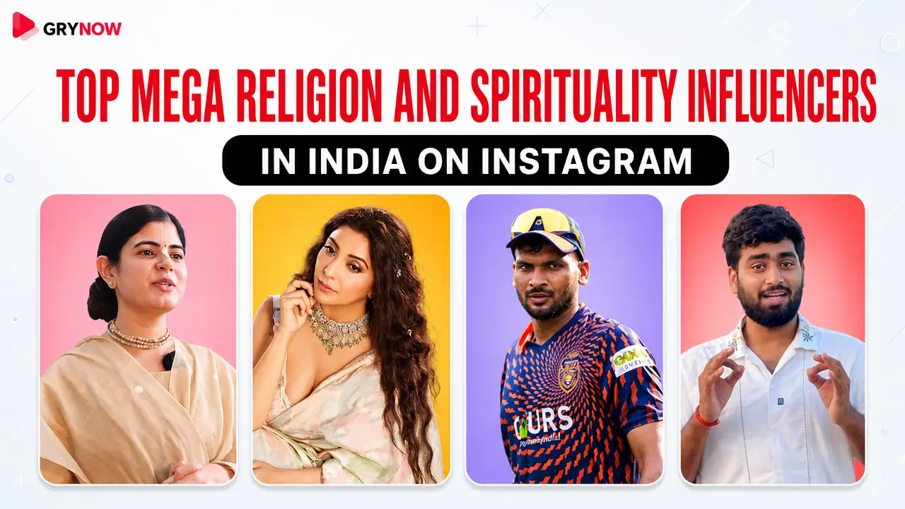 Top Mega Religion And Spirituality Influencers in India on Instagram