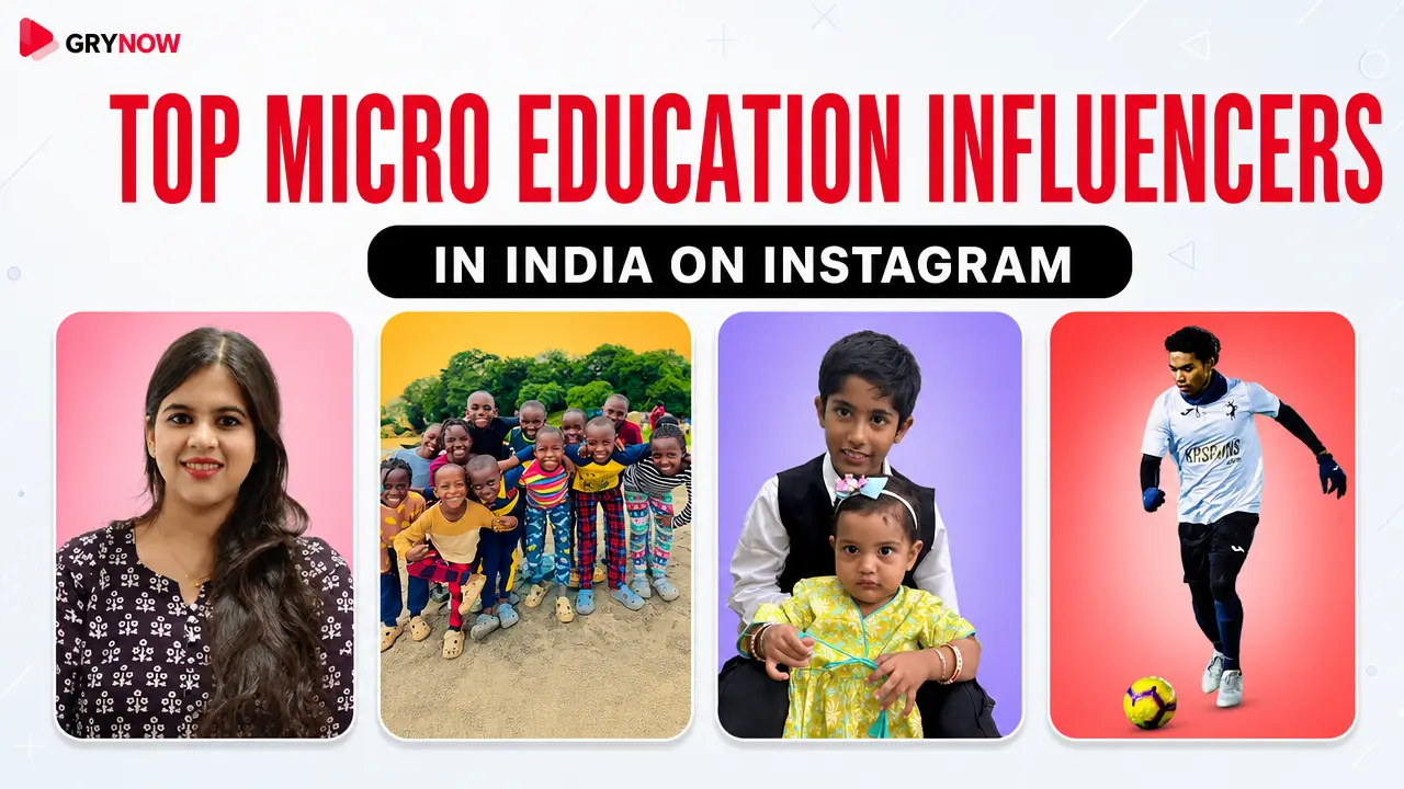 Top Micro Education Influencers in India on Instagram