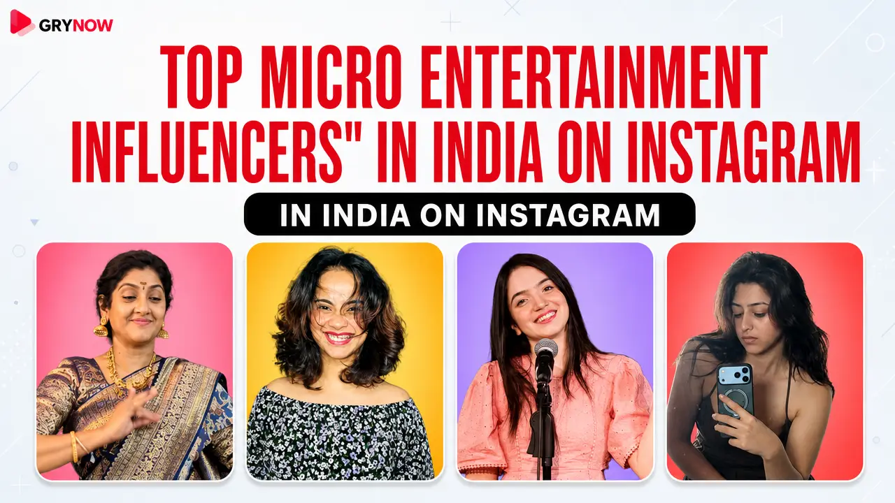 Top Micro Entertainment Influencers in India on Instagram