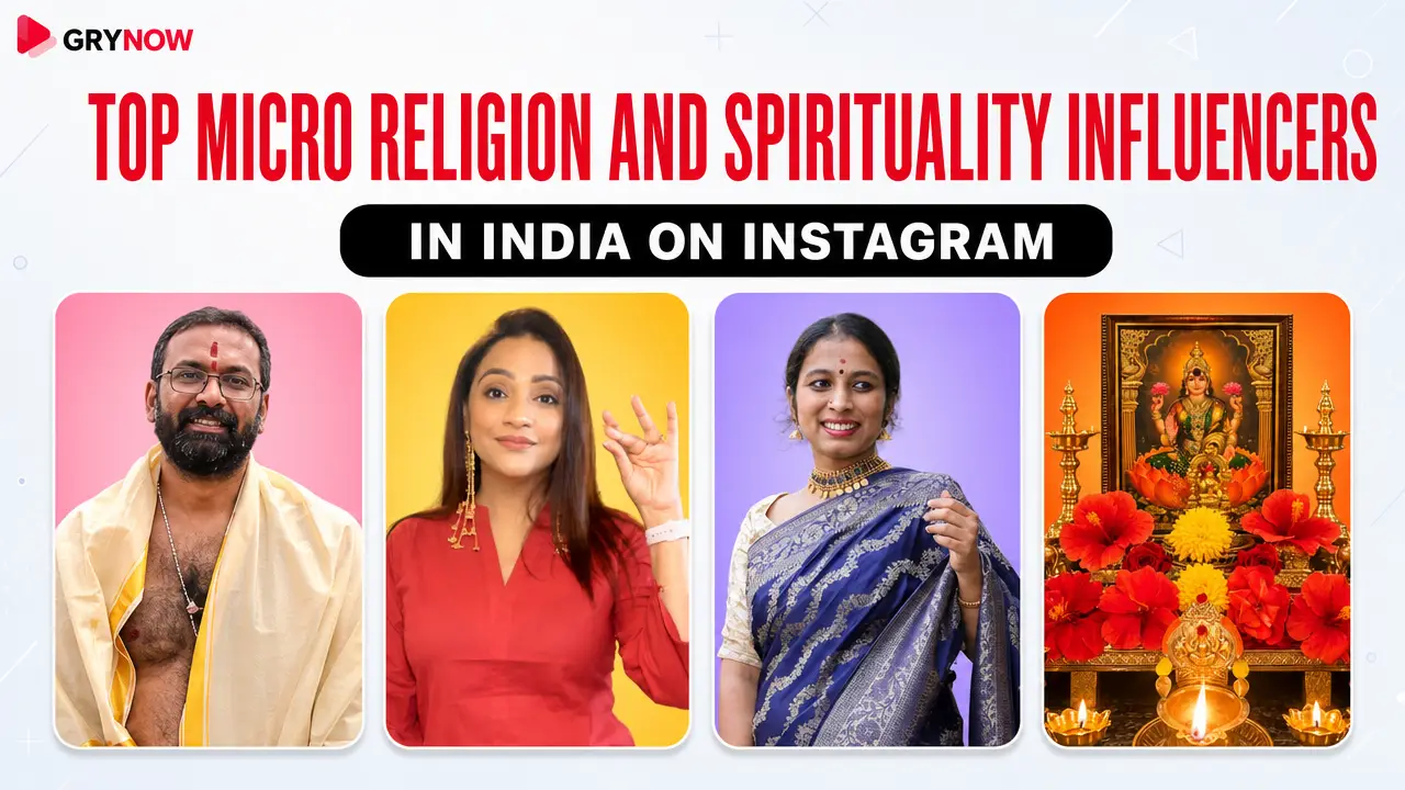 Top Micro Religion and Spirituality Influencers in India on Instagram