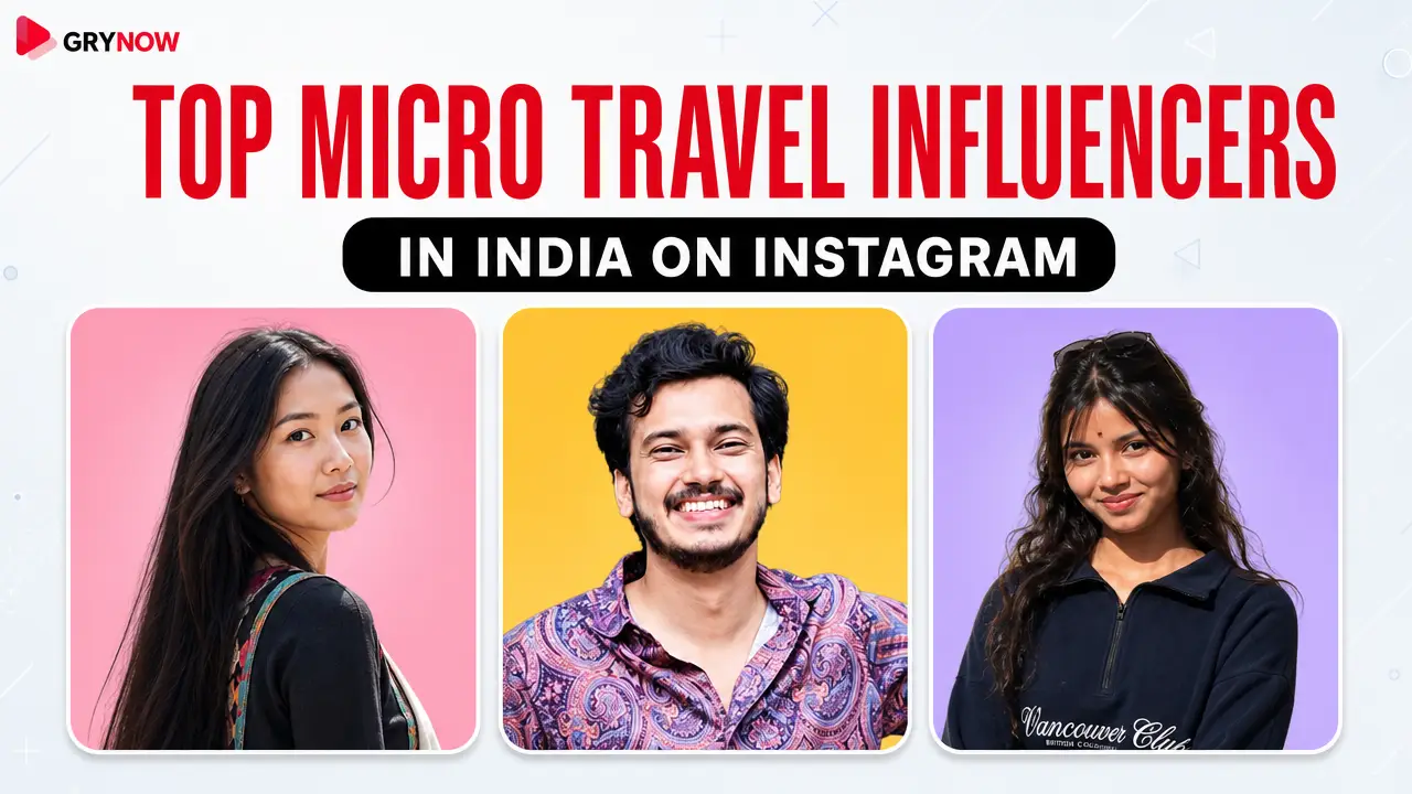 Top Micro Travel Influencers in India on Instagram