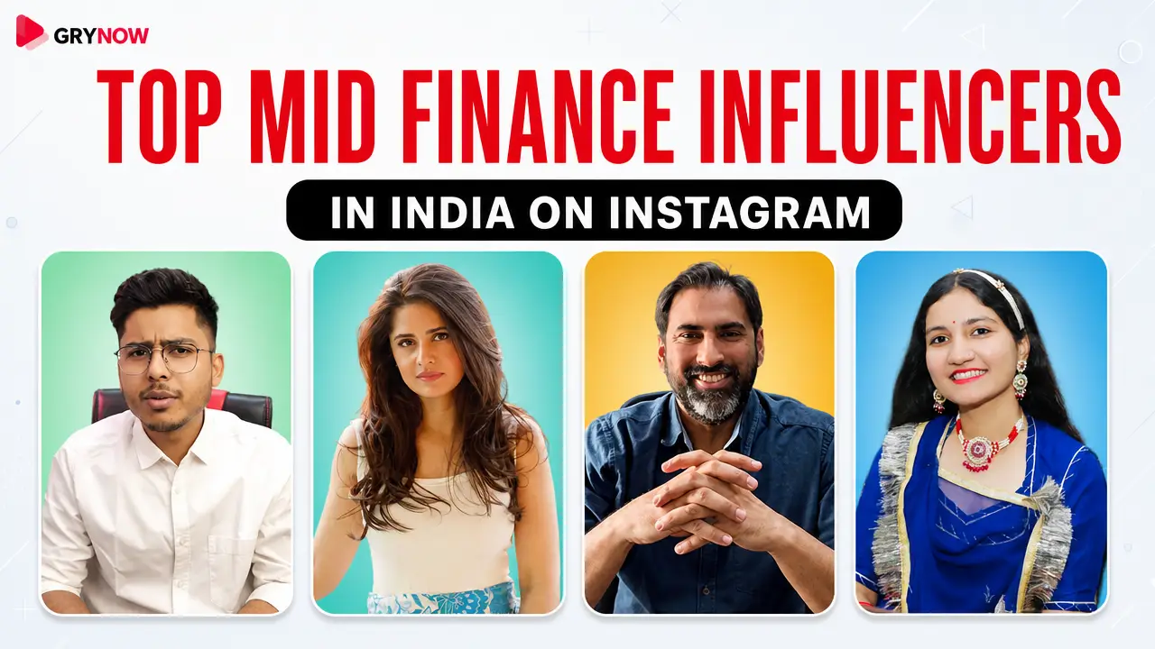 Top Mid Finance Influencers in India on Instagram