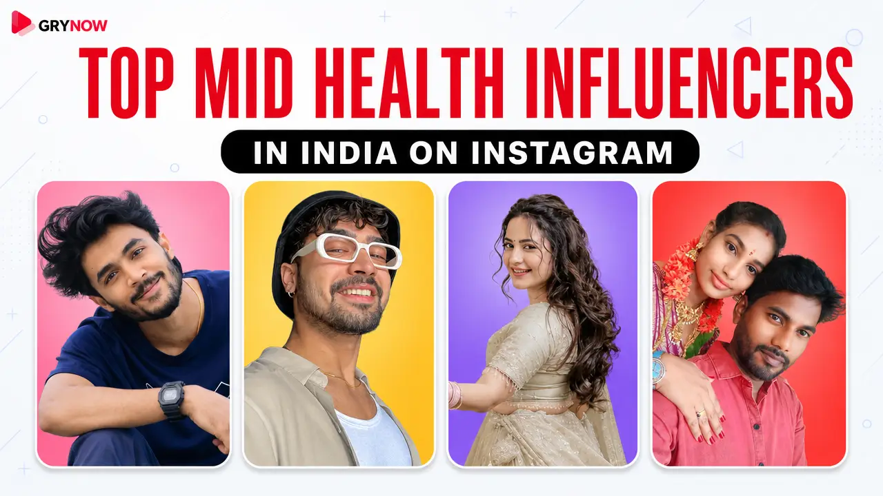 Top Mid Health Influencers in India on Instagram