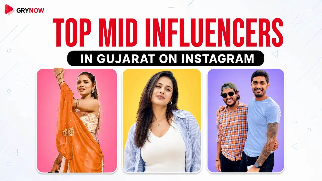 Top Mid Influencers in Gujarat on Instagram