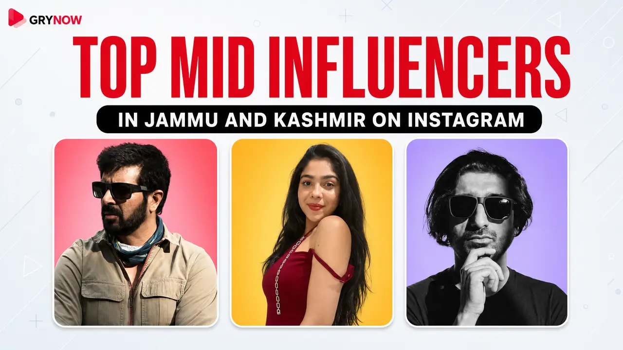 Top Mid Influencers in Jammu and Kashmir on Instagram