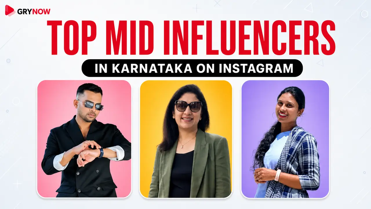 Top Mid Influencers in Karnataka on Instagram