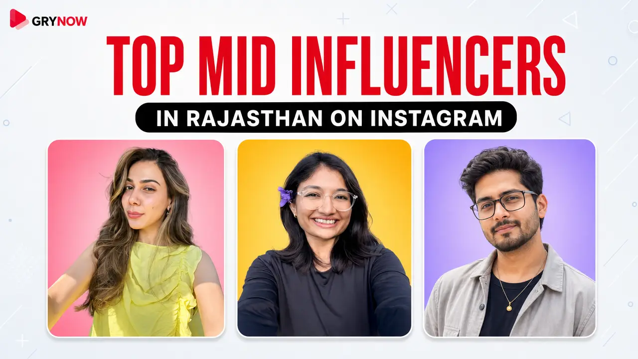Top Mid Influencers in Rajasthan on Instagram