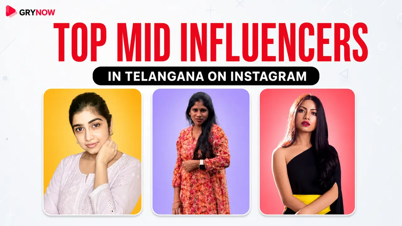 Top Mid Influencers in Telangana on Instagram