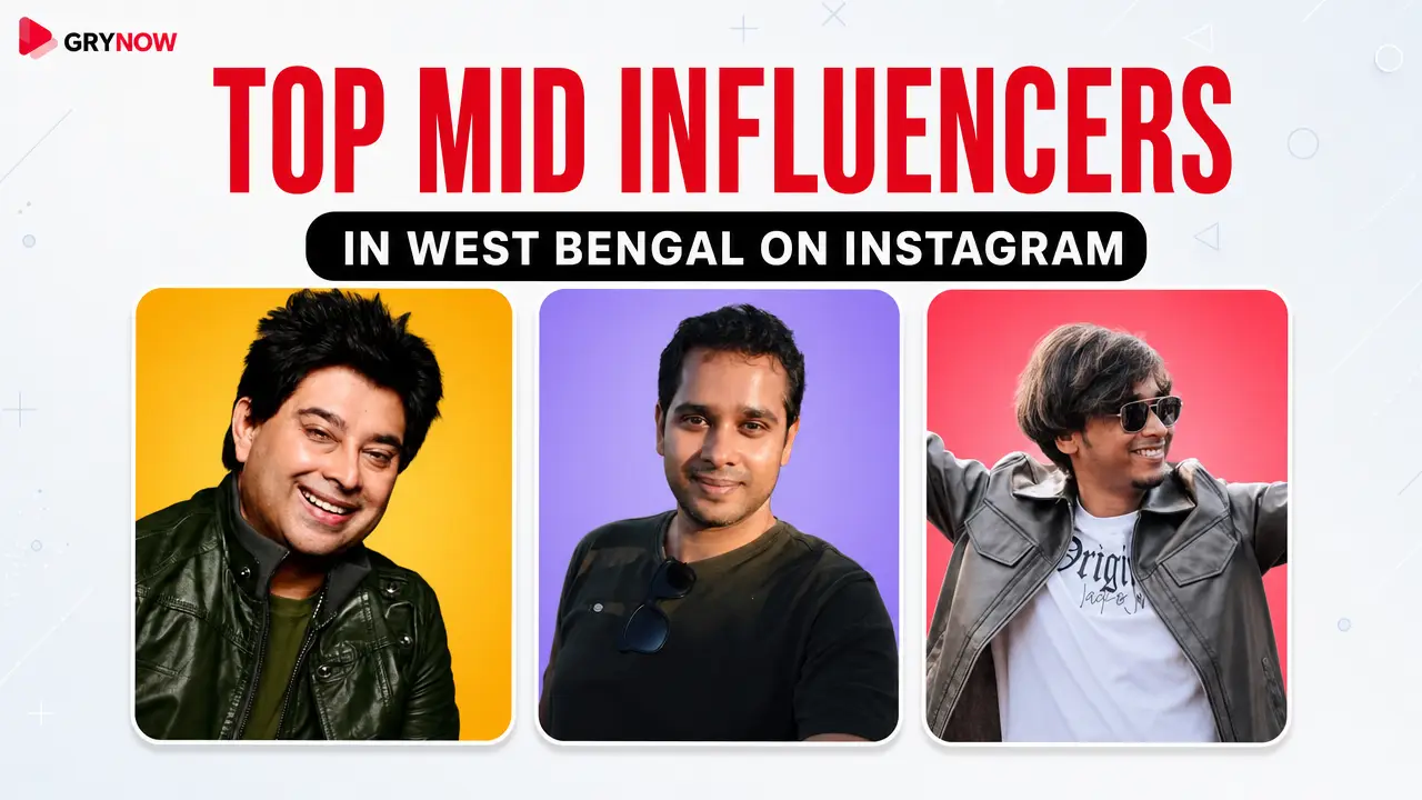 Top Mid Influencers in West Bengal on Instagram
