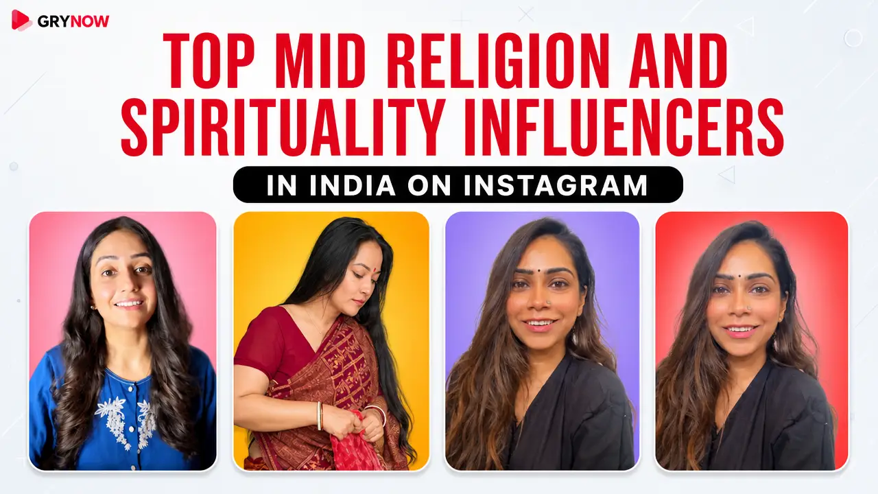 Top Mid Religion and Spirituality Influencers in India on Instagram