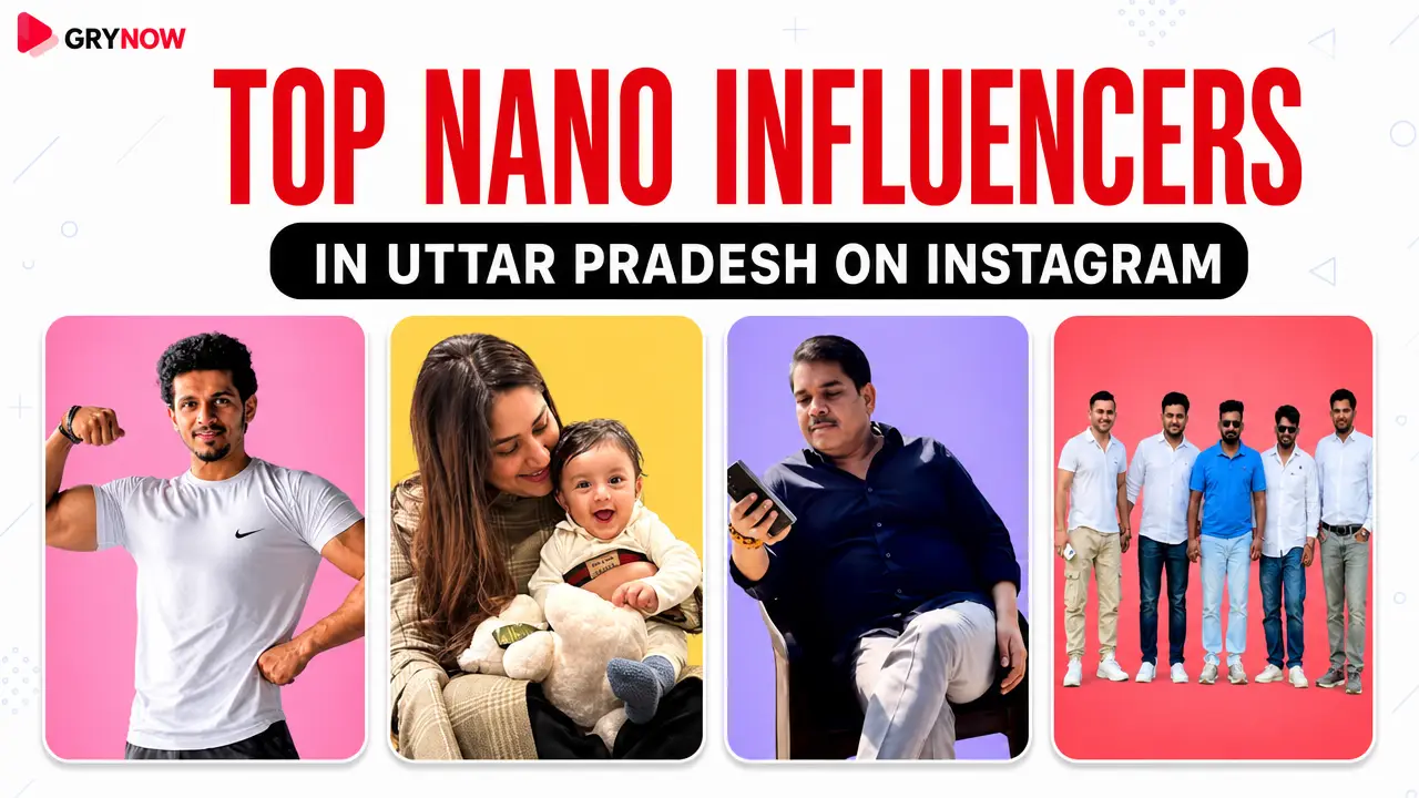 Top Nano Influencers in Uttar Pradesh on Instagram