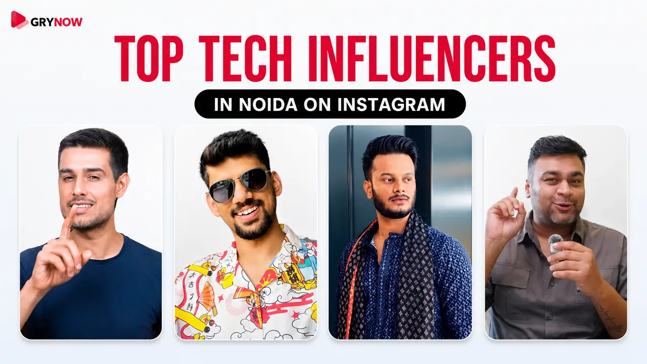 Top tech Influencers in Noida on Instagram