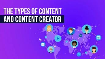 The types of Content and Content Creator