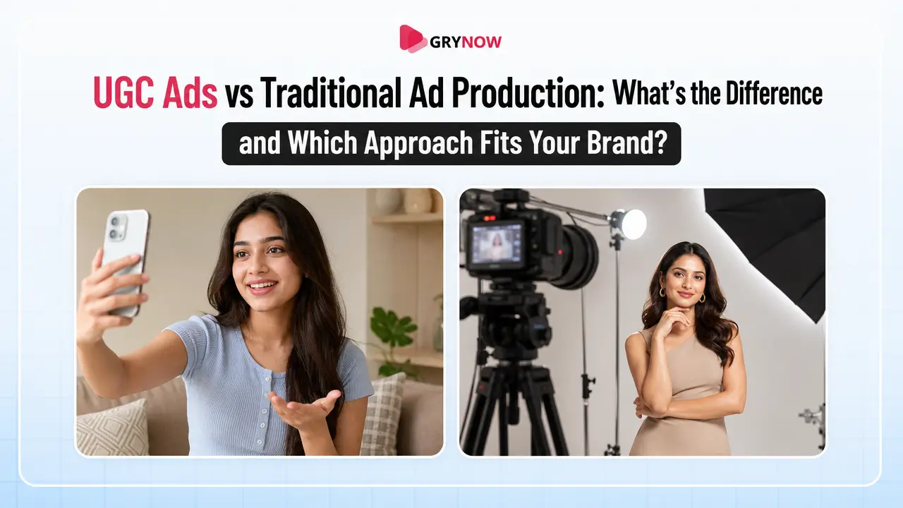 UGC Ads vs Traditional Ad Production: What’s the Difference and Which Approach Fits Your Brand?