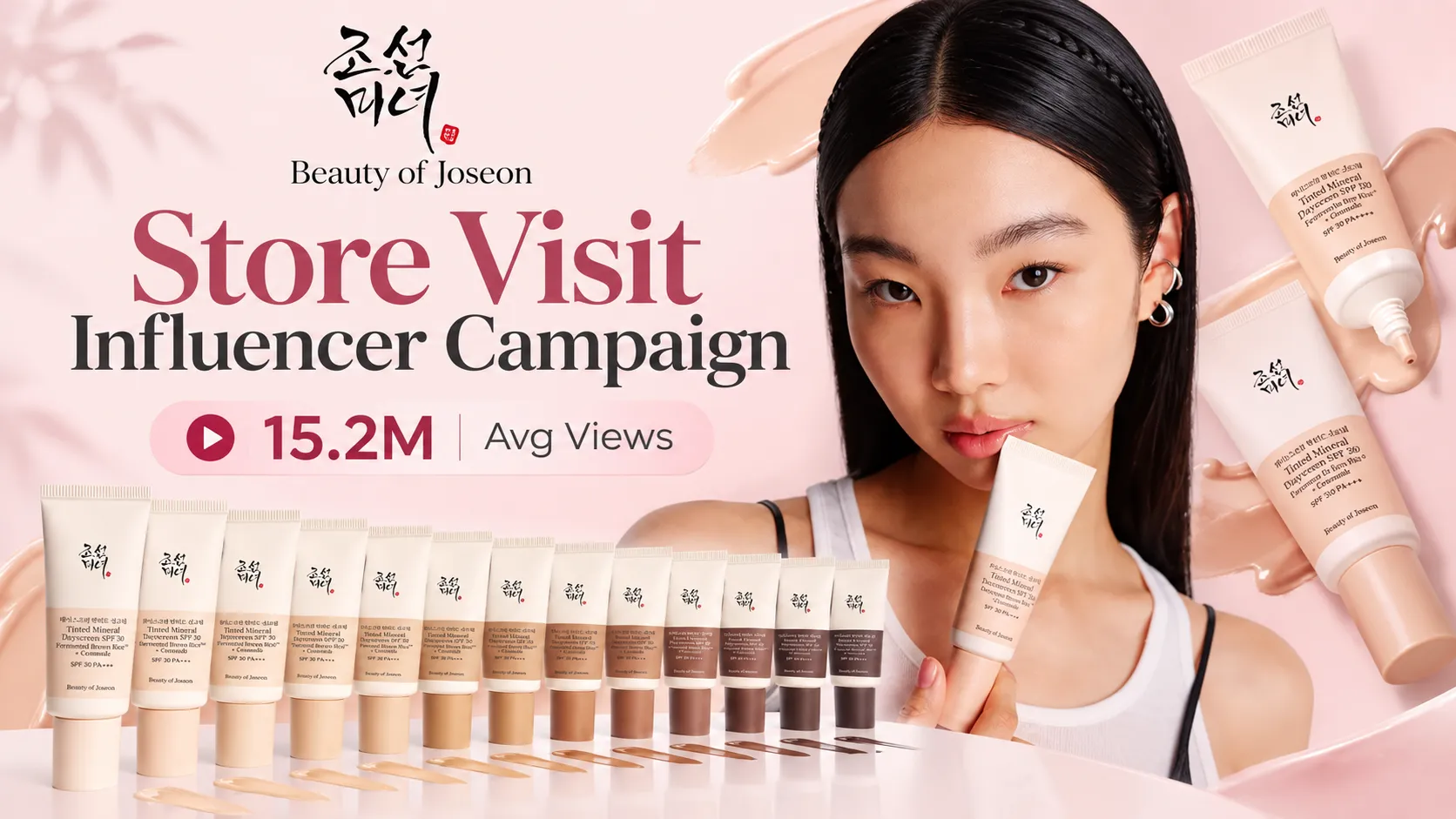 Beauty of Joseon Store Visit Influencer Campaign | 15.2M Avg Views
