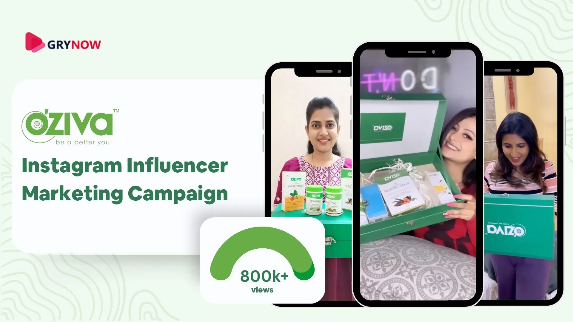 Oziva Influencer Marketing Campaign
