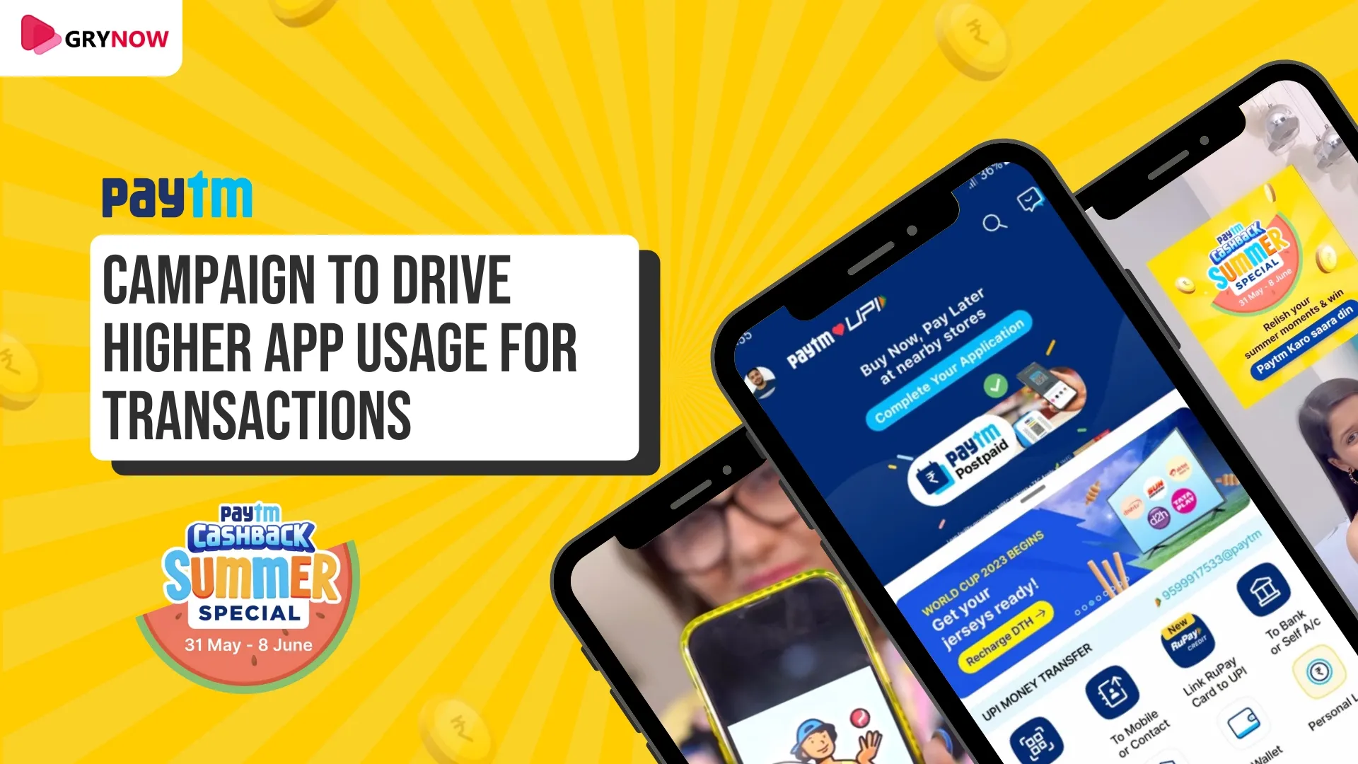 Paytm campaign to drive higher app usage for transactions