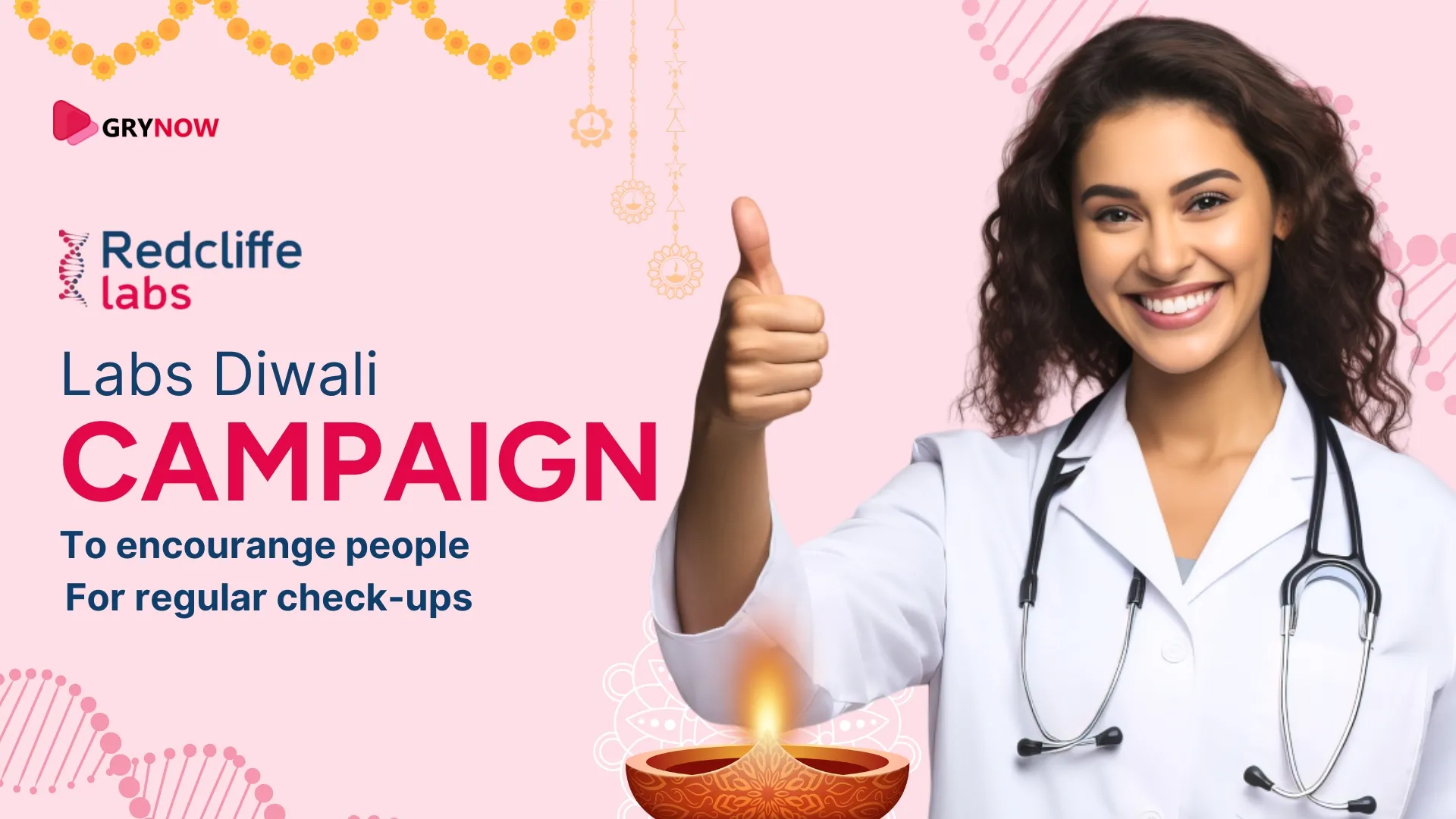 Redcliffe labs diwali Campaign to encourange people for regular check-ups