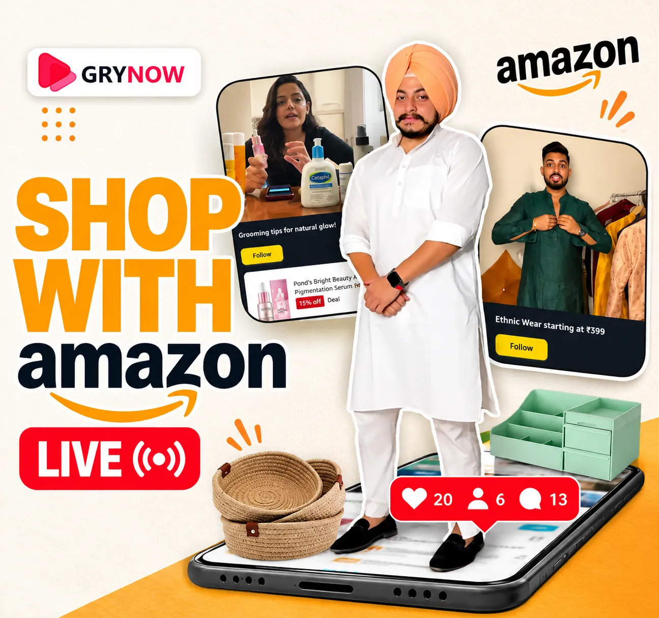 Amazon Live Commerce Case Study (100 Influencers)