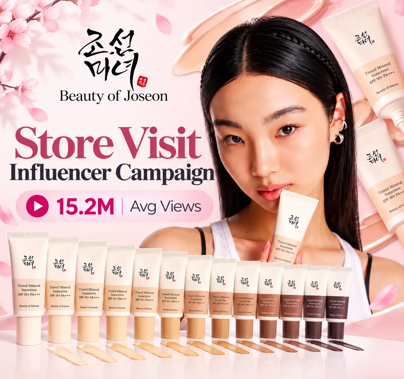 Beauty of Joseon Store Visit Influencer Campaign