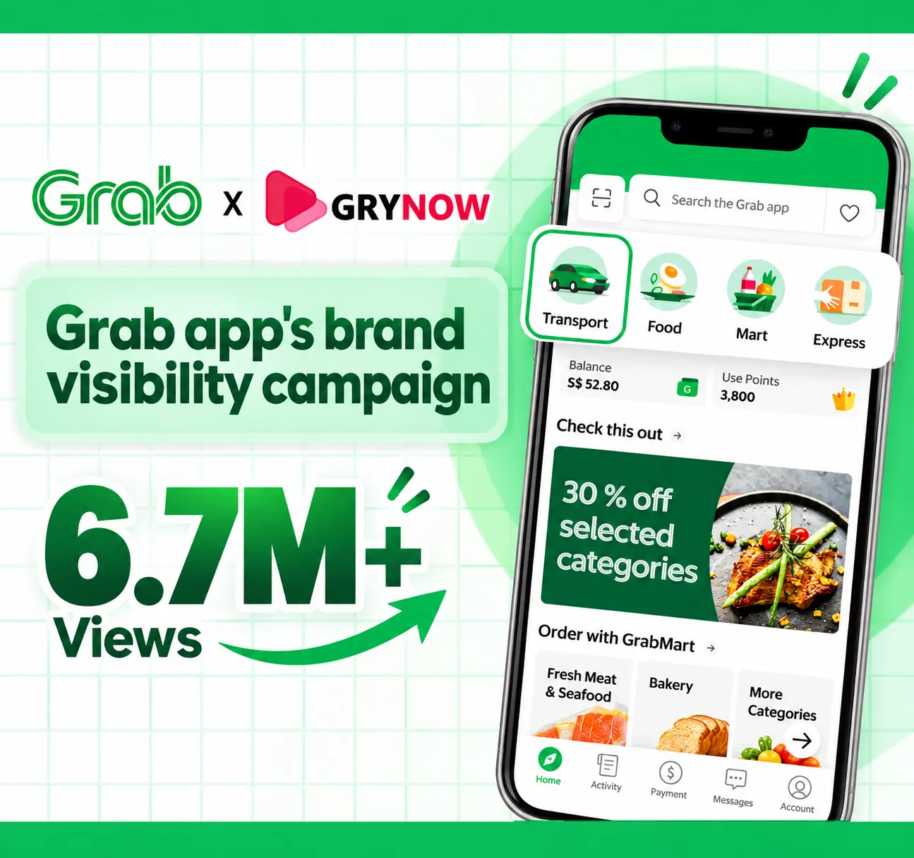 Grab App's Brand Visibility Campaign